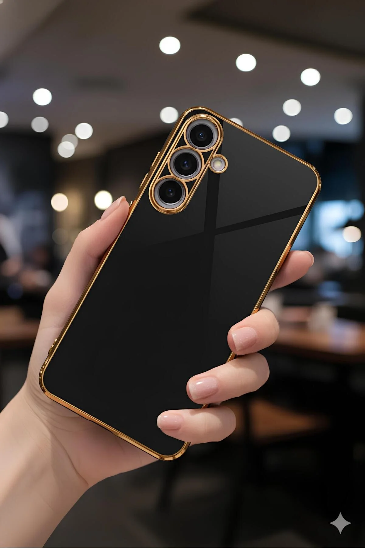 Samsung Galaxy A24 Kılıf Parlak Tasarım Kamera Korumalı Ultra Yumuşak Esnek A Kalite Kapak